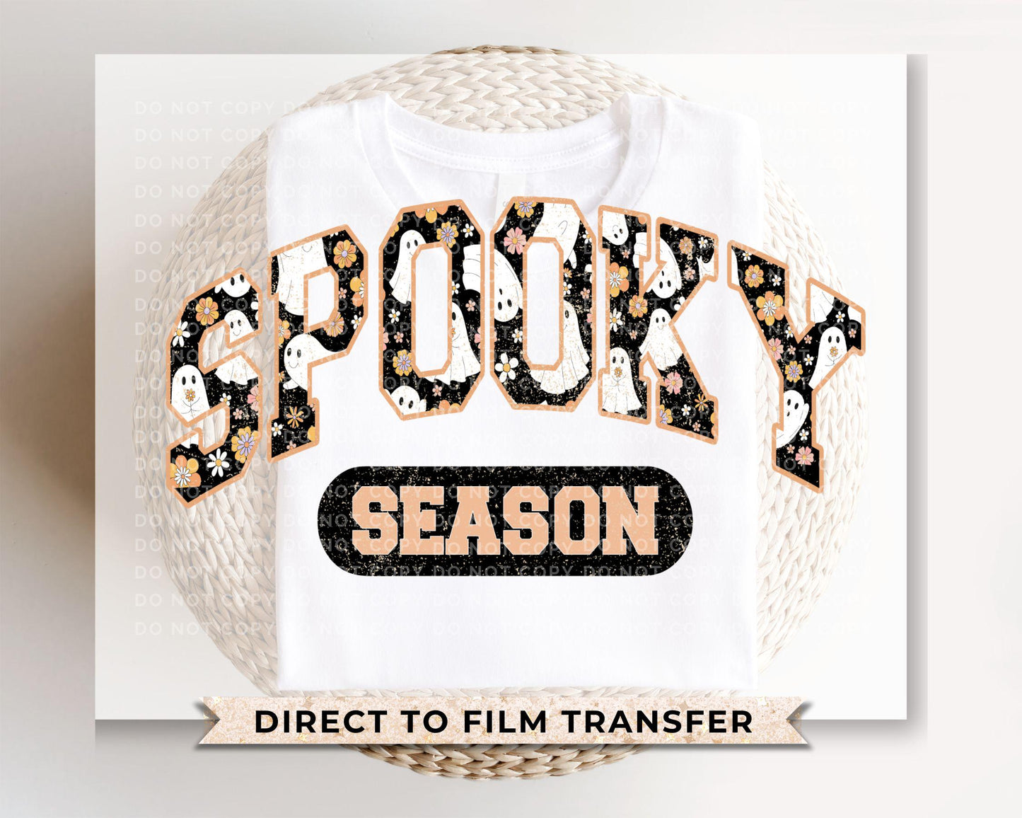 Halloween, DTF Transfers, Ready to Press, T-shirt Transfers, Heat Transfer, Direct to Film, Custom Transfers, Groovy, Boho Spooky Season