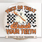 Halloween Dental DTF Transfer, Ready to Press, T-shirt Transfer, Heat Transfer, Direct to Film, Dental Assistant, Dentist, Tooth Brush