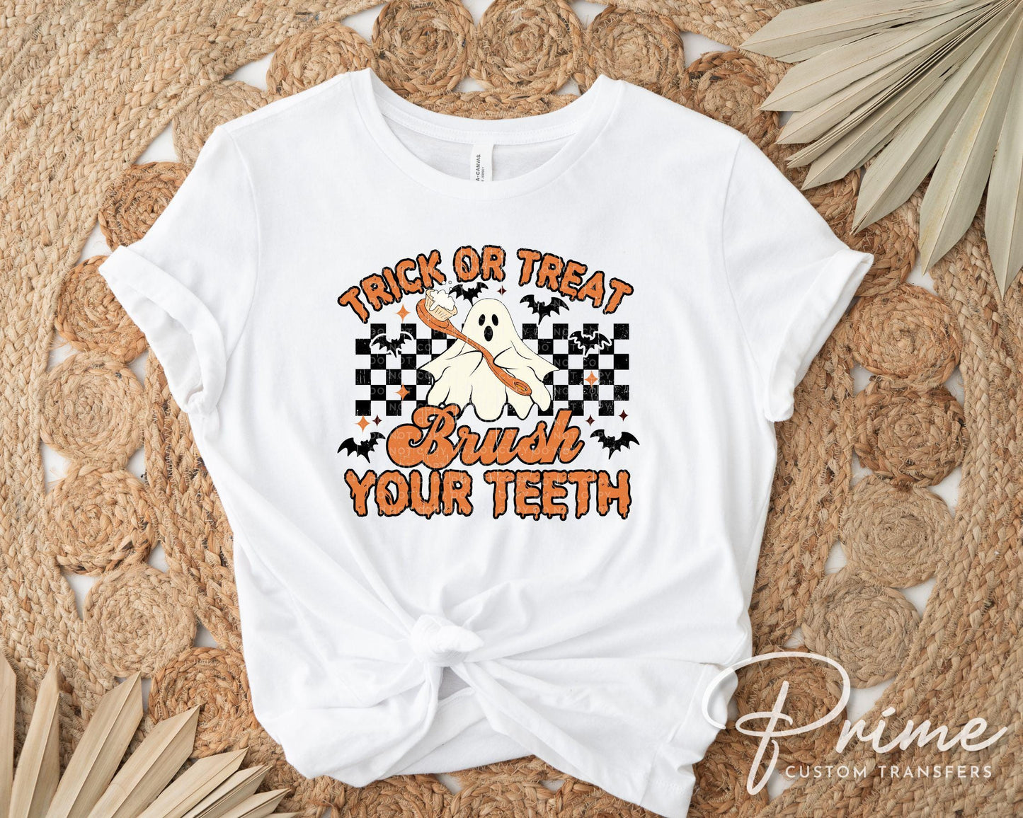 Halloween Dental DTF Transfer, Ready to Press, T-shirt Transfer, Heat Transfer, Direct to Film, Dental Assistant, Dentist, Tooth Brush