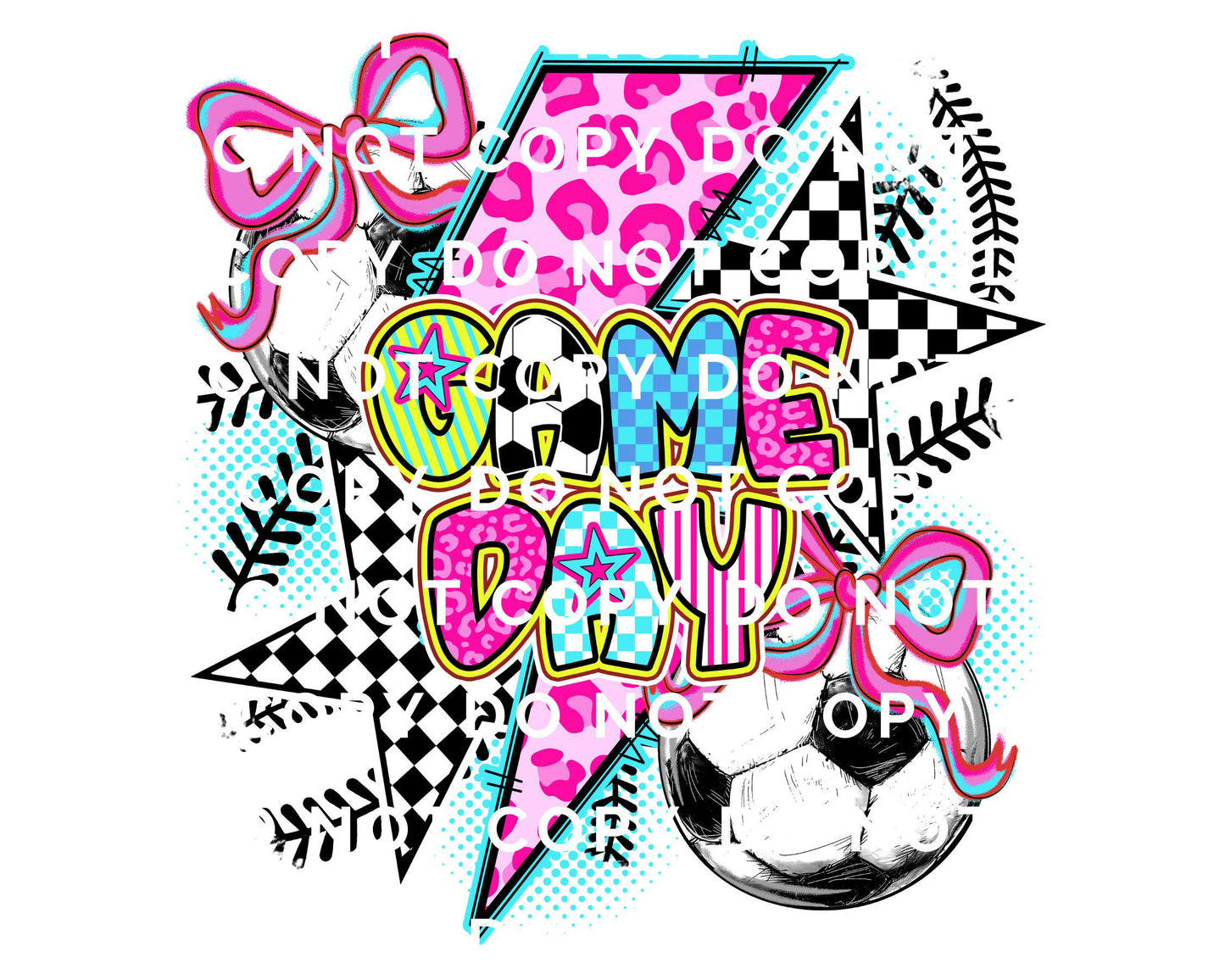 Soccer DTF Transfer, Ready to Press, T-shirt Transfer, Heat Transfer, Direct to Film, Cold Peel, Sports Mom, Girly, Game Day, Coquette