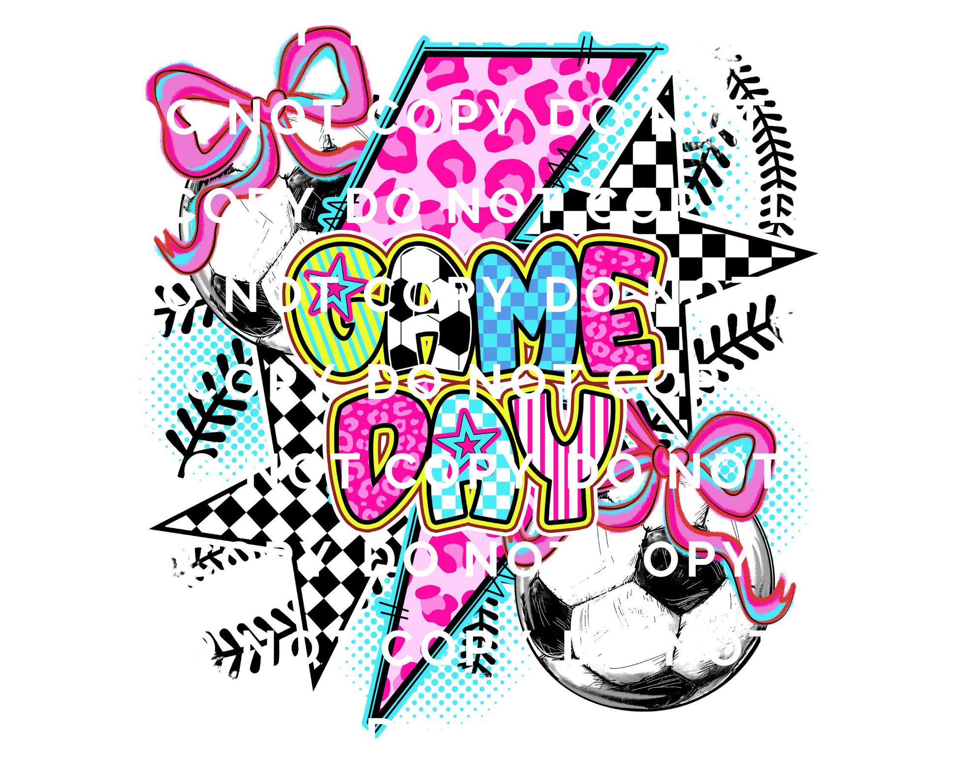 Soccer DTF Transfer, Ready to Press, T-shirt Transfer, Heat Transfer, Direct to Film, Cold Peel, Sports Mom, Girly, Game Day, Coquette