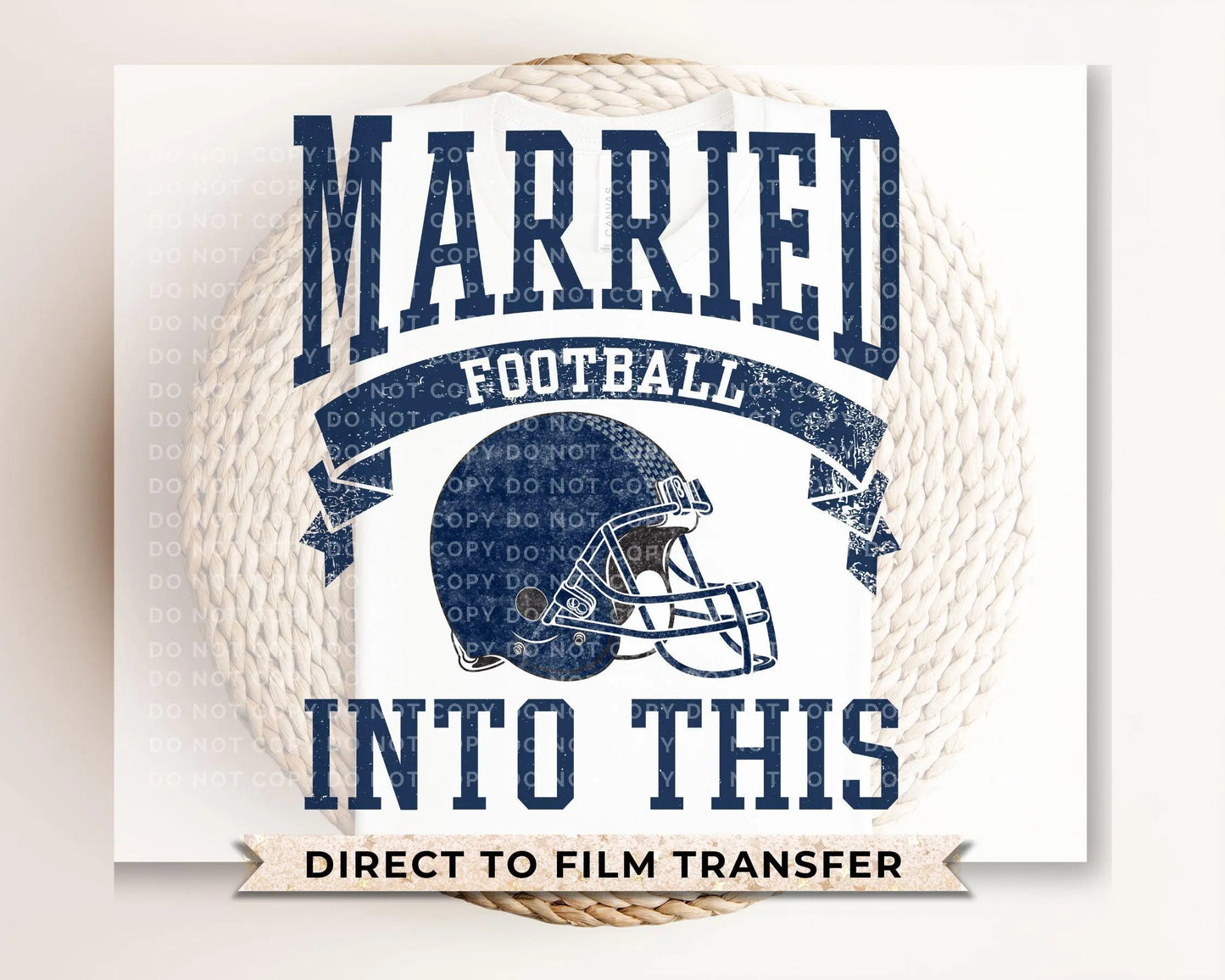 Dallas Football DTF Transfers, Ready to Press, T-shirt Transfers, Heat Transfer, Direct to Film, Sports, Wife Matching, Married Into This