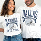 Dallas Football DTF Transfers, Ready to Press, T-shirt Transfers, Heat Transfer, Direct to Film, Sports, Wife Matching, Married Into This