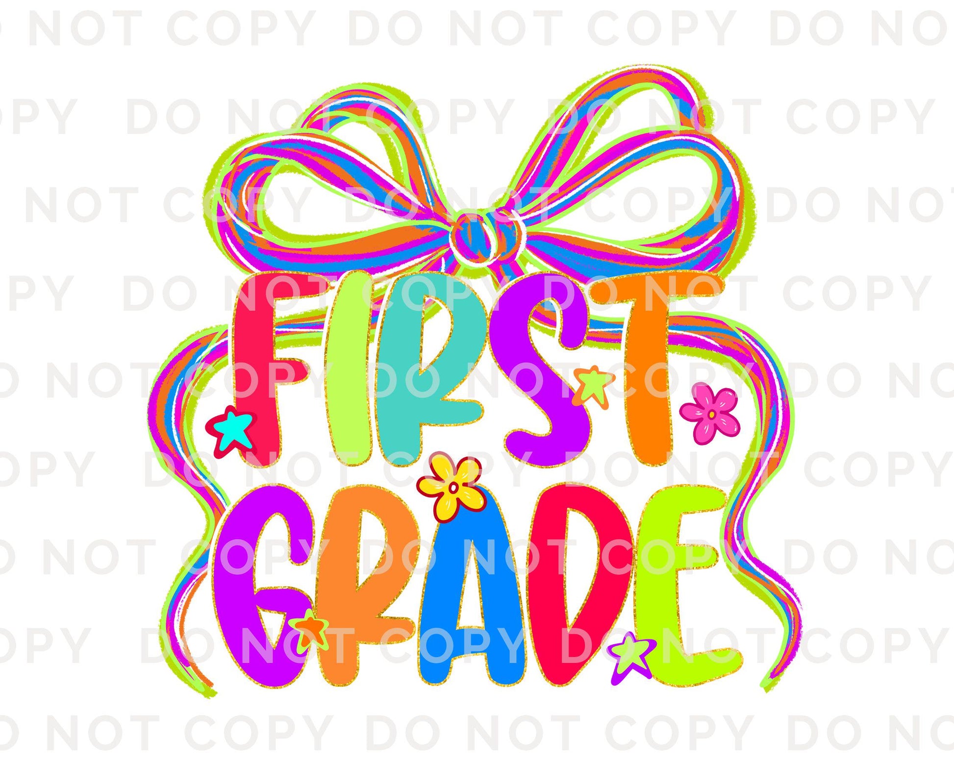 Coquette First Day of School DTF Transfer, Ready to Press, T-shirt Transfer, Heat Transfer, Direct to Film, Back to School Floral Pencil Bow