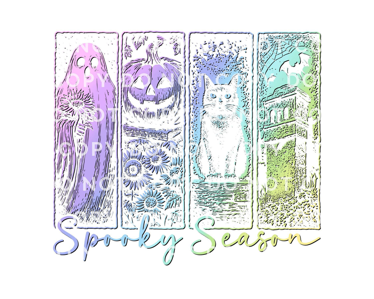 Spooky Season DTF Transfer, Ready to Press, T-shirt Transfers, Heat Transfer, Direct to Film, Custom, Halloween, Trendy, Horror Movie