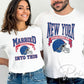 New York Football DTF Transfers, Ready to Press, T-shirt Transfers, Heat Transfer, Direct to Film, Sports, Wife Matching, Married Into This