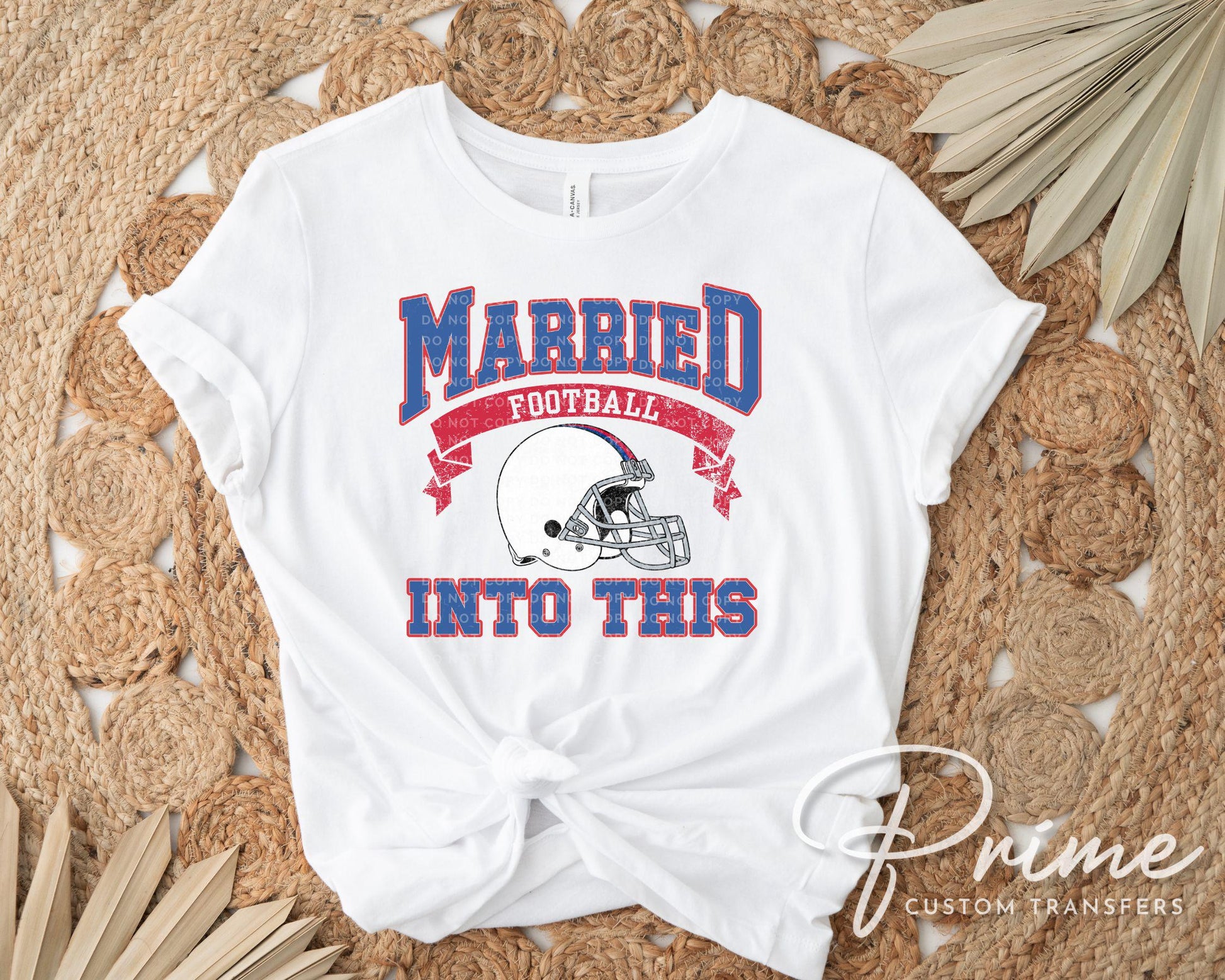 New York Football DTF Transfers, Ready to Press, T-shirt Transfers, Heat Transfer, Direct to Film, Sports, Wife Matching, Married Into This