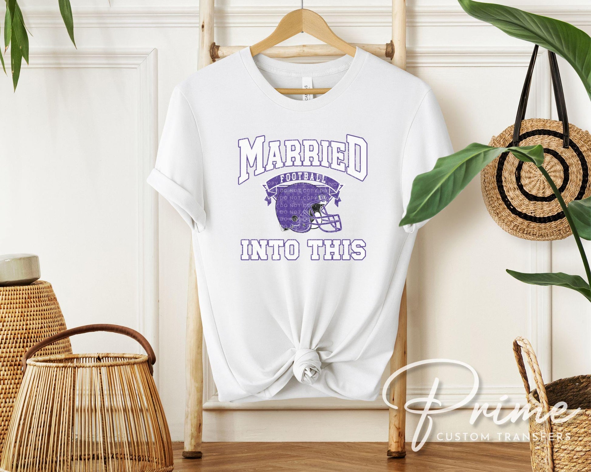 Minnesota Football DTF Transfer, Ready to Press, T-shirt Transfer, Heat Transfer, Direct to Film, Husband and Wife, Married Into This