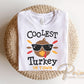 Thanksgiving DTF, Ready to Press, DIY T-shirt, Heat Transfer, Direct to Film, Fall, Autumn, Holiday, Family, Boy Shirt, The Coolest Turkey