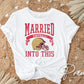 San Francisco Football DTF Transfer, Ready to Press, T-shirt Transfer, Heat Transfer, Direct to Film, Husband and Wife, Married Into This
