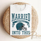 Philadelphia Football DTF Transfer, Ready to Press, T-shirt Transfer, Heat Transfer, Direct to Film, Husband and Wife, Married Into This