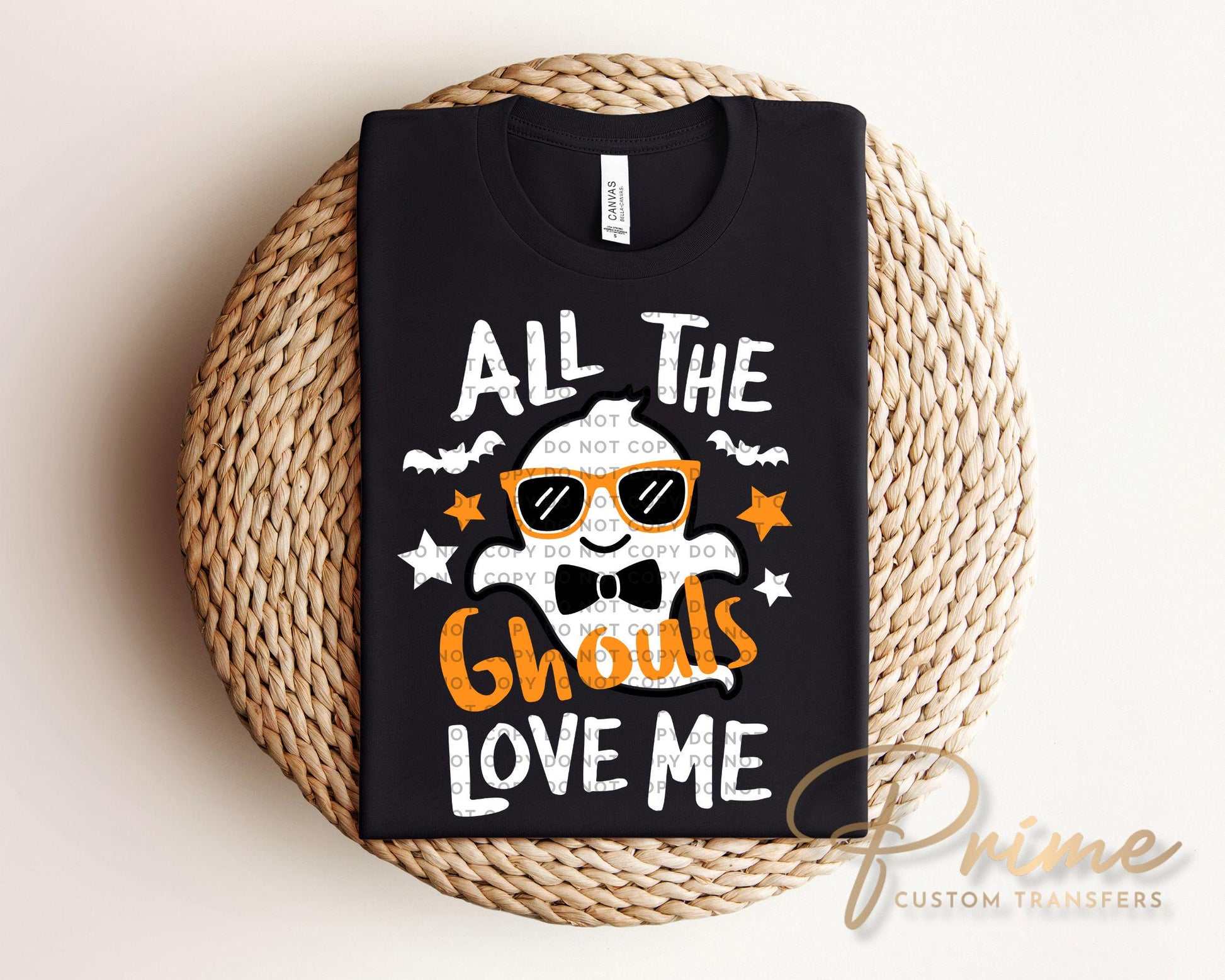All The Ghouls Love Me DTF Transfer, Ready to Press, T-shirt Transfer, Heat Transfer, Direct to Film, Fall, Autumn, Boy Ghost, Baby Boy