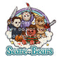 Scare Bears DTF Transfer, Ready to Press, Sublimation Transfer, Heat Transfer, Direct to Film, Spooky Season, Funny Halloween Shirt Transfer