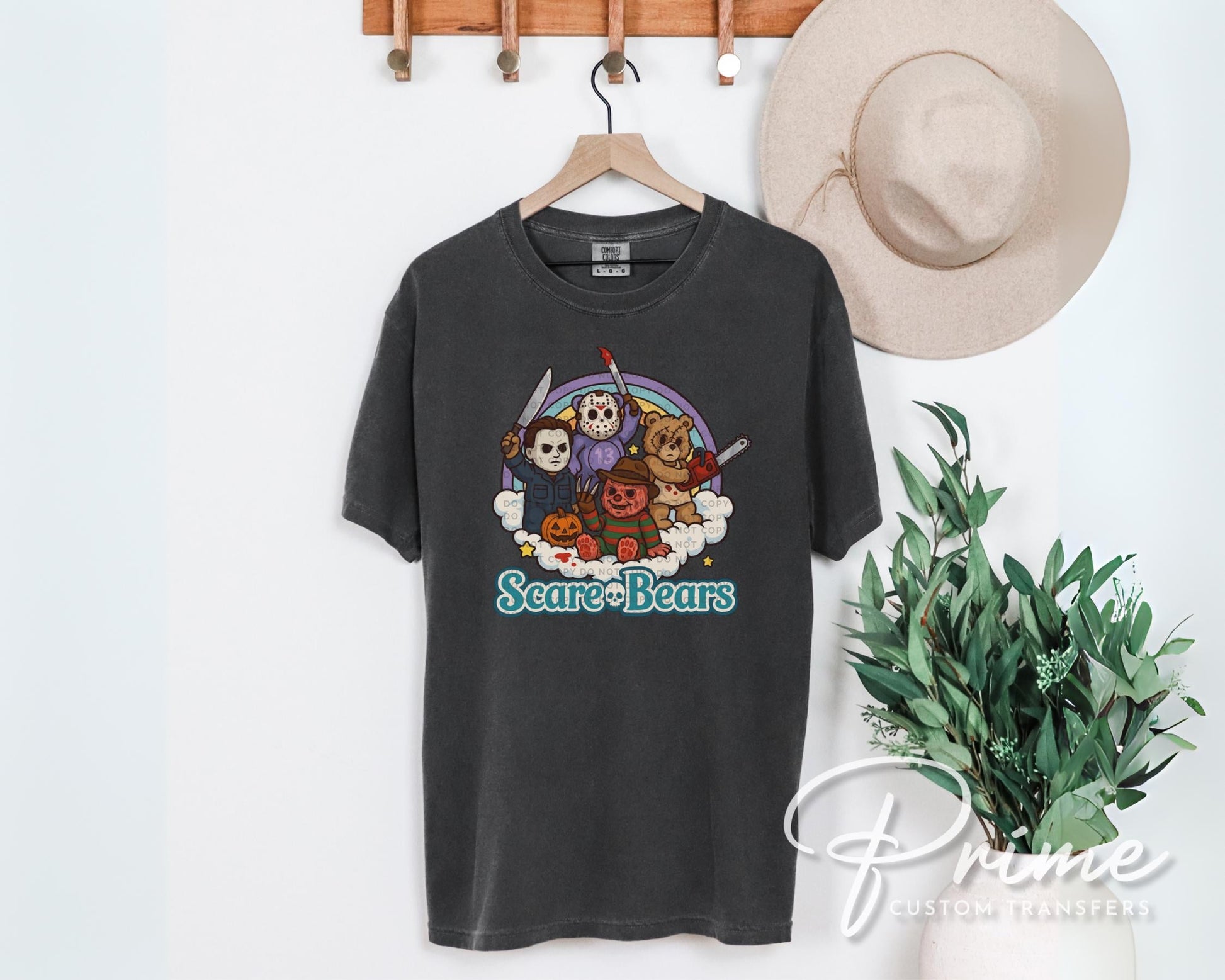 Scare Bears DTF Transfer, Ready to Press, Sublimation Transfer, Heat Transfer, Direct to Film, Spooky Season, Funny Halloween Shirt Transfer