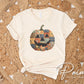 Preppy Floral Pumpkin DTF Transfer, Ready to Press, T-shirt Transfers, Heat Transfer, Direct to Film, Trendy, Patchwork, Autumn, Fall, Girly