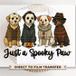 Halloween Dogs DTF Transfer, Ready to Press, T-shirt Transfer, Heat Transfer, Direct to Film, Ghost, Puppy, Pet Lover, Just a Spooky Paw