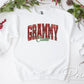 Grammy Claus Christmas DTF Transfer, Ready to Press, T-shirt Transfer, Heat Transfer, Faux Glitter, Matching Family Shirt, Gift for Grandma