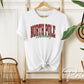 North Pole University Christmas DTF Transfer, Ready to Press, T-shirt Transfer, Heat Transfer, Faux Glitter, Matching Family Shirt, Holiday
