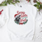 Sorry Santa I've been Feral DTF Transfer, Ready to Press, T-shirt Transfer, Heat Transfer, Direct to Film, Raccoon, Funny Christmas Shirt