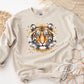 Tiger Mascot DTF Transfer, Ready to Press, T-shirt Transfer, Heat Transfer, Direct to Film, Football, Baseball, Basketball, FAUX Glitter