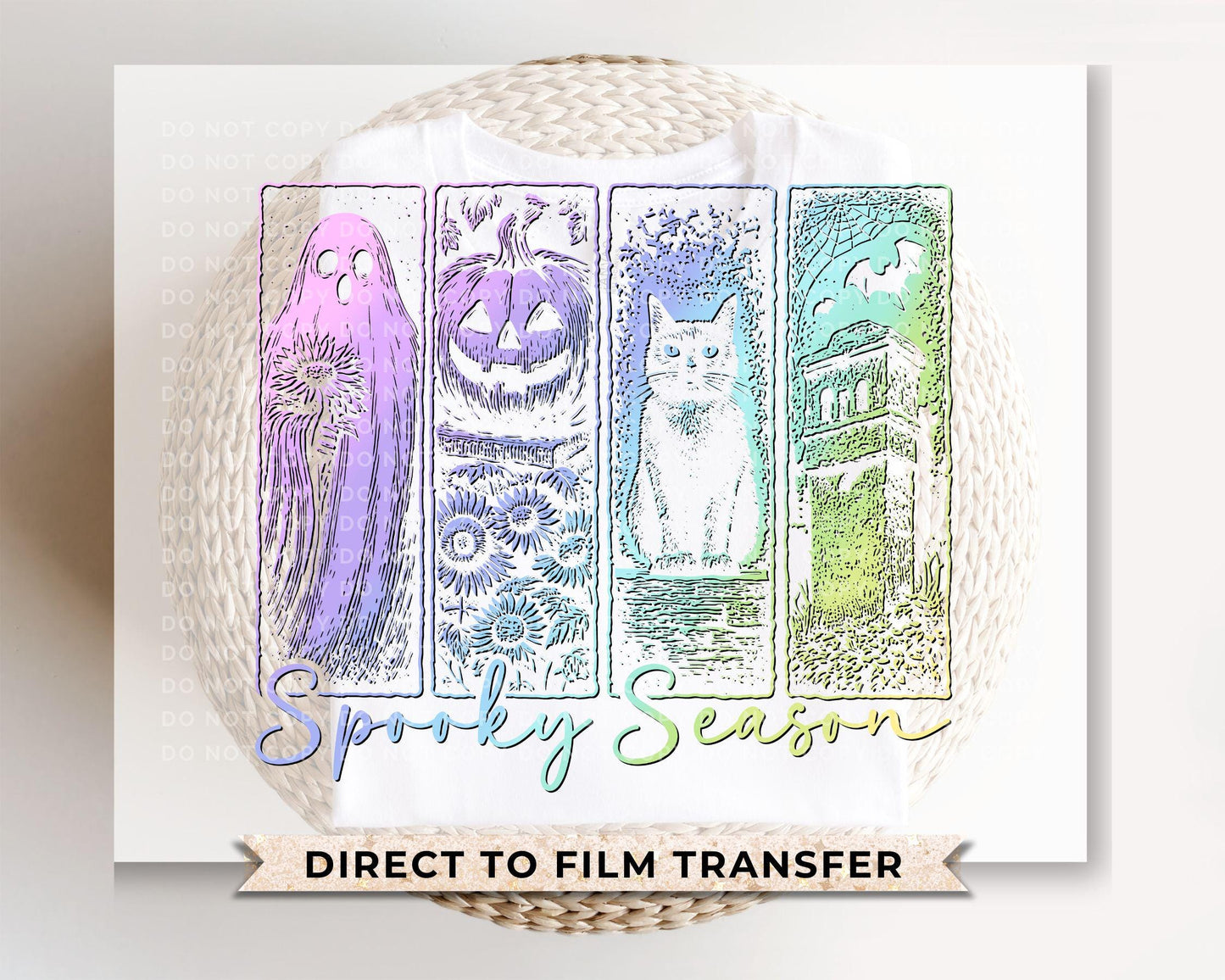 Spooky Season DTF Transfer, Ready to Press, T-shirt Transfers, Heat Transfer, Direct to Film, Custom, Halloween, Trendy, Horror Movie
