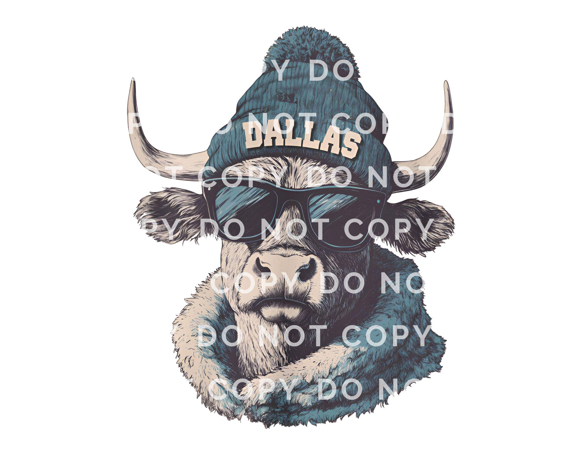 Dallas Football DTF Transfer, Ready to Press, T-shirt Transfer, Heat Transfer, Direct to Film, Sports Fan Apparel, Game Day, Football Mascot