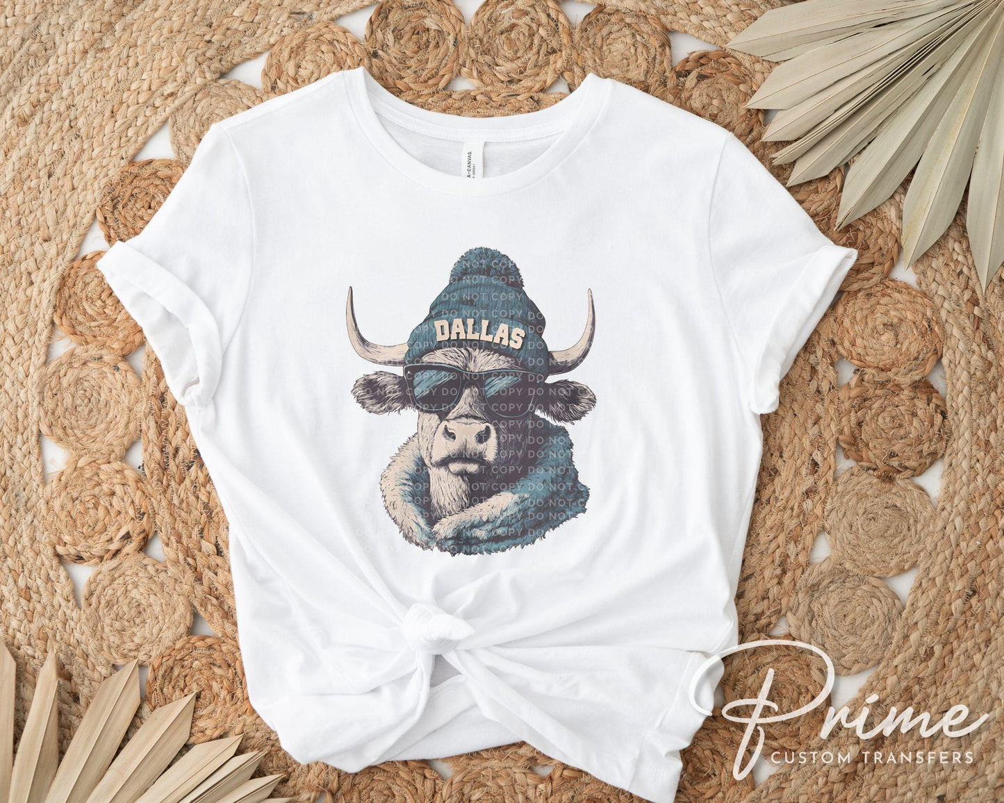 Dallas Football DTF Transfer, Ready to Press, T-shirt Transfer, Heat Transfer, Direct to Film, Sports Fan Apparel, Game Day, Football Mascot