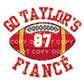 Go Taylor's Fiancé DTF Transfer, Ready to Press, T-shirt Transfer, Heat Transfer, Direct to Film, Football Shirt, Boyfriend