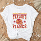 Go Taylor's Fiancé DTF Transfer, Ready to Press, T-shirt Transfer, Heat Transfer, Direct to Film, Football Shirt Decal, Game Day, Trendy