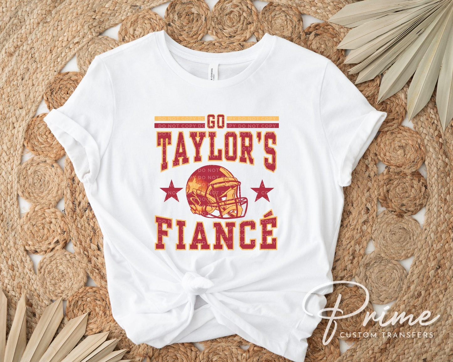 Go Taylor's Fiancé DTF Transfer, Ready to Press, T-shirt Transfer, Heat Transfer, Direct to Film, Football Shirt Decal, Game Day, Trendy