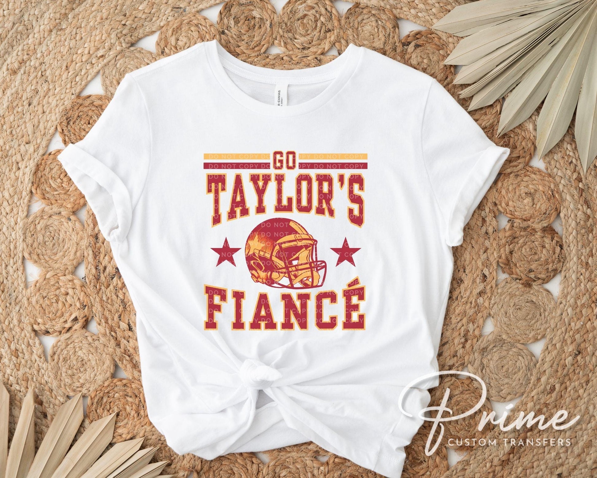 Go Taylor's Fiancé DTF Transfer, Ready to Press, T-shirt Transfer, Heat Transfer, Direct to Film, Football Shirt Decal, Game Day, Trendy