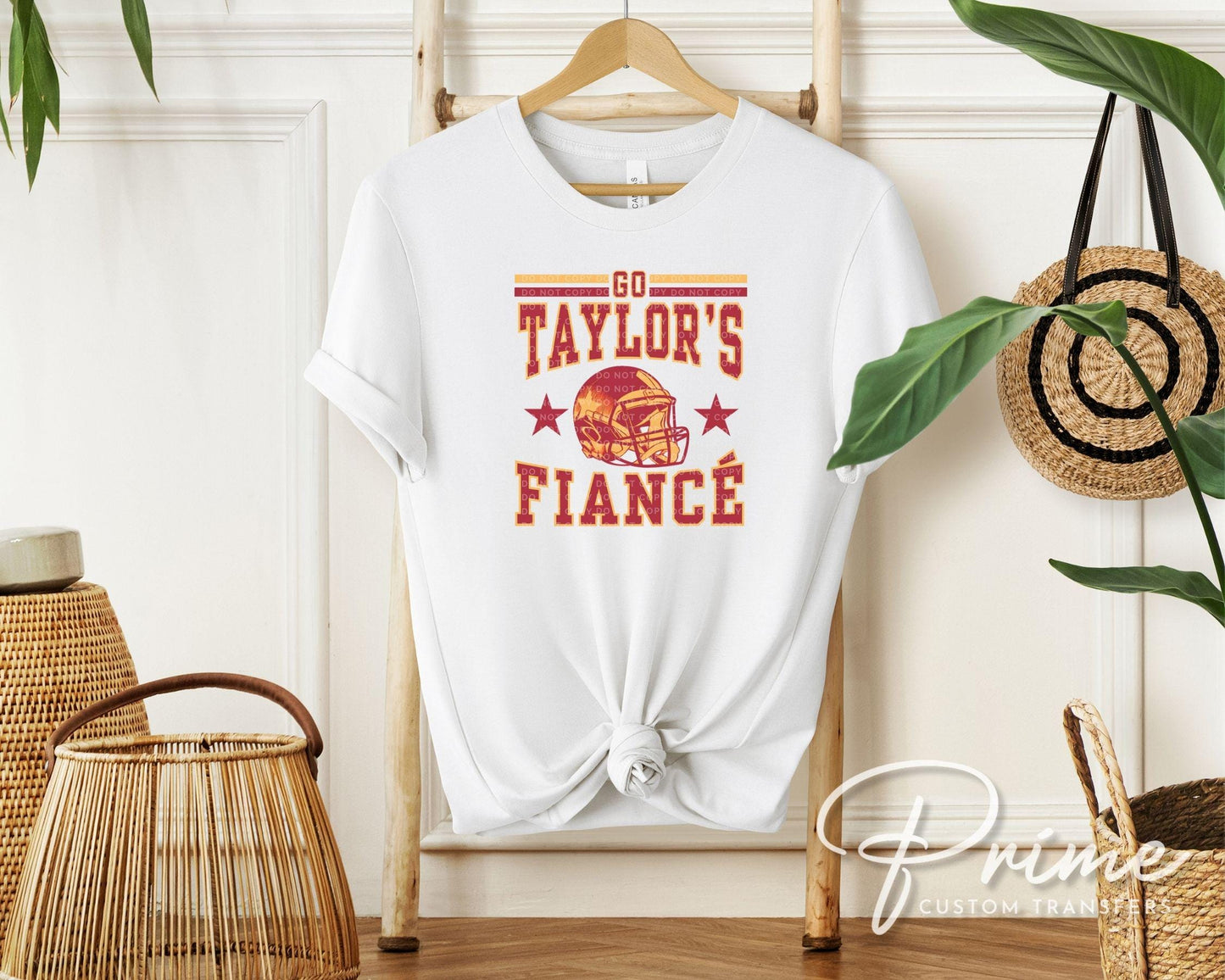 Go Taylor's Fiancé DTF Transfer, Ready to Press, T-shirt Transfer, Heat Transfer, Direct to Film, Football Shirt Decal, Game Day, Trendy