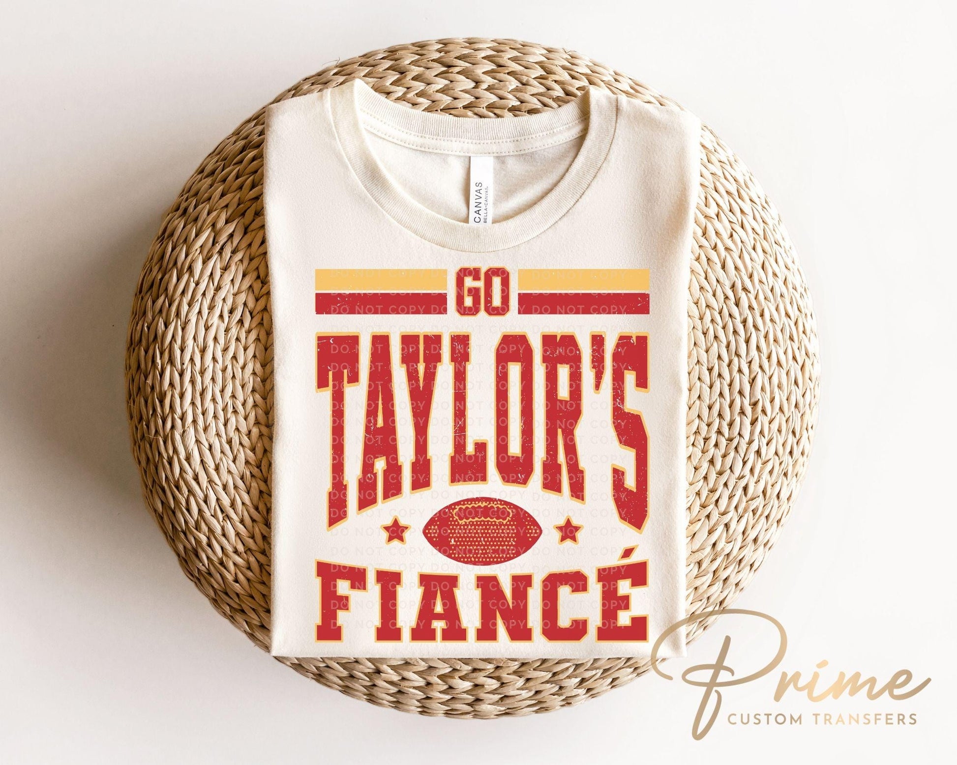 Go Taylor's Fiancé DTF Transfer, Ready to Press, T-shirt Transfer, Heat Transfer, Direct to Film, Football Shirt Decal, Game Day, Trendy
