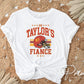 Go Taylor's Fiancé DTF Transfer, Ready to Press, T-shirt Transfer, Heat Transfer, Direct to Film, Football Shirt Decal, Game Day, Trendy