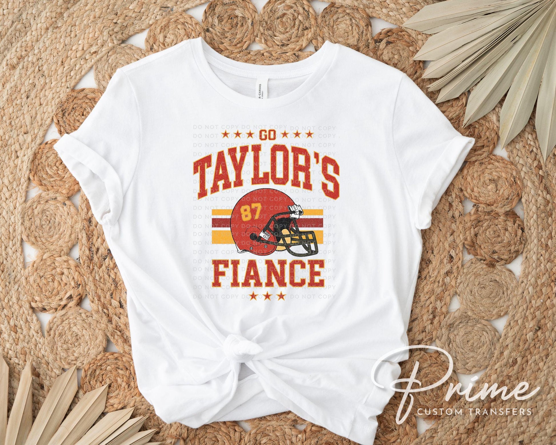 Go Taylor's Fiancé DTF Transfer, Ready to Press, T-shirt Transfer, Heat Transfer, Direct to Film, Football Shirt Decal, Game Day, Trendy