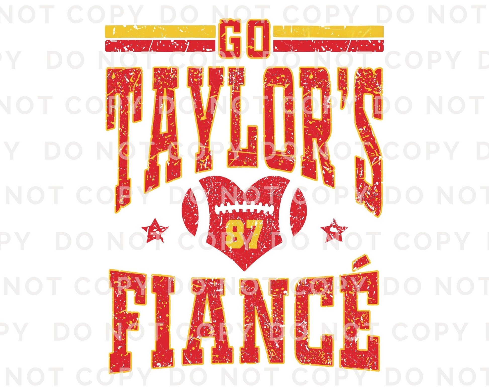 Go Taylor's Fiancé DTF Transfer, Ready to Press, T-shirt Transfer, Heat Transfer, Direct to Film, Football Shirt Decal, Game Day, Trendy