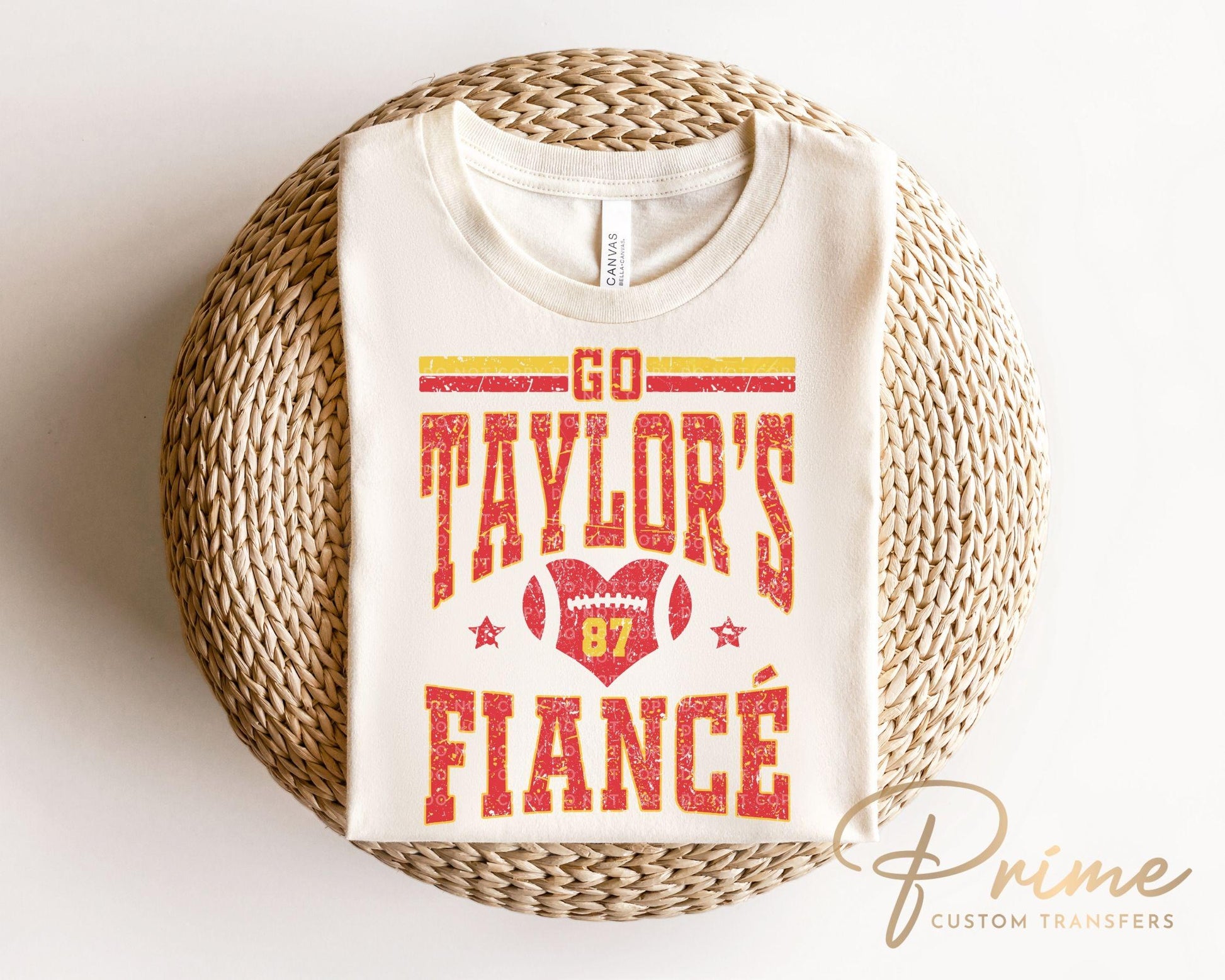 Go Taylor's Fiancé DTF Transfer, Ready to Press, T-shirt Transfer, Heat Transfer, Direct to Film, Football Shirt Decal, Game Day, Trendy