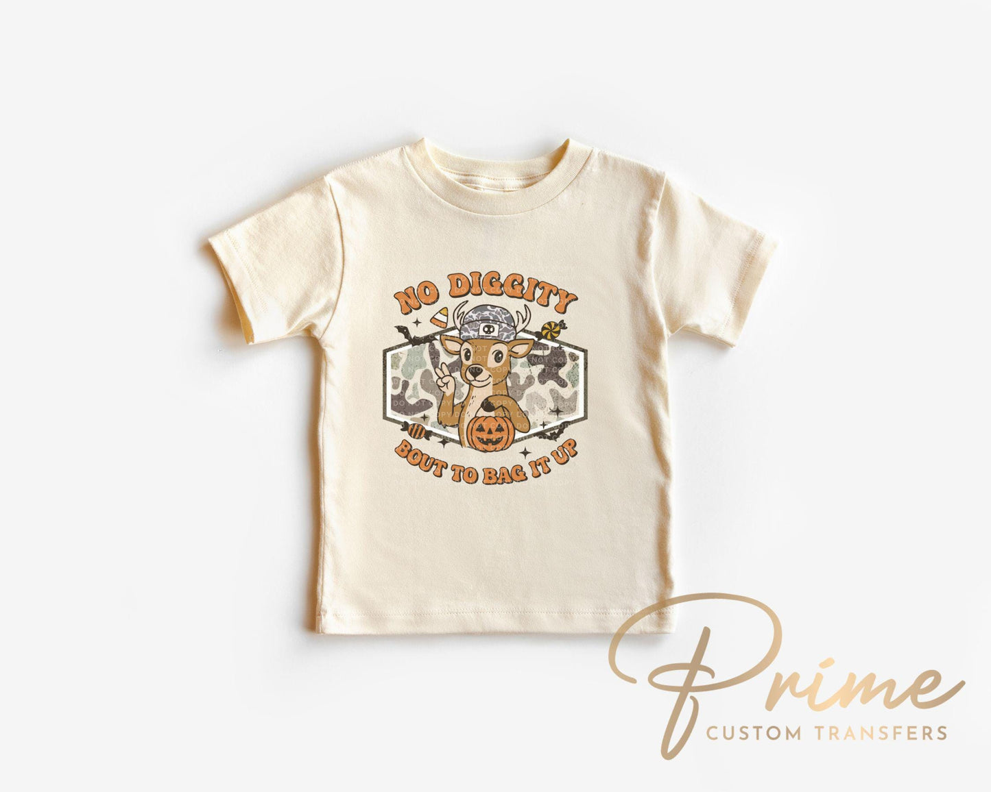 Bout To Bag It Up DTF Transfer, Ready to Press, T-shirt Transfers, Heat Transfer, Direct to Film, Trick or Treat, Camo, Buck