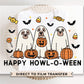 Halloween Dogs DTF Transfers, Ready to Press, T-shirt Transfers, Heat Transfer, Direct to Film, Ghost, Puppy, Pet Lover, Happy Howl-O-Ween