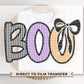 Boo Seersucker Coquette DTF Transfer, Ready to Press, T-shirt Transfer, Heat Transfer, Direct to Film, Halloween