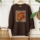 Fall Checkered Football DTF Transfer, Ready to Press, T-shirt Transfer, Heat Transfer, Direct to Film, Game Day Shirt, Touchdown, Coquette
