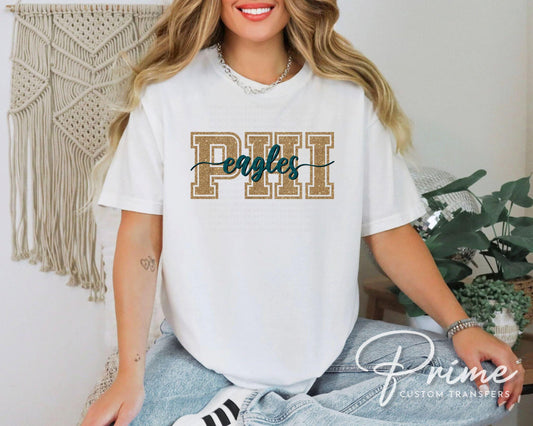Philadelphia Football DTF Transfer | Direct to Film | Faux Glitter Effect
