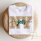 New York Football DTF Transfer | Direct to Film | Faux Glitter