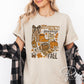 Fall Football Collage DTF Transfer, Ready to Press, T-shirt Transfer, Heat Transfer, Direct to Film, Game Day, Coquette Football Bow