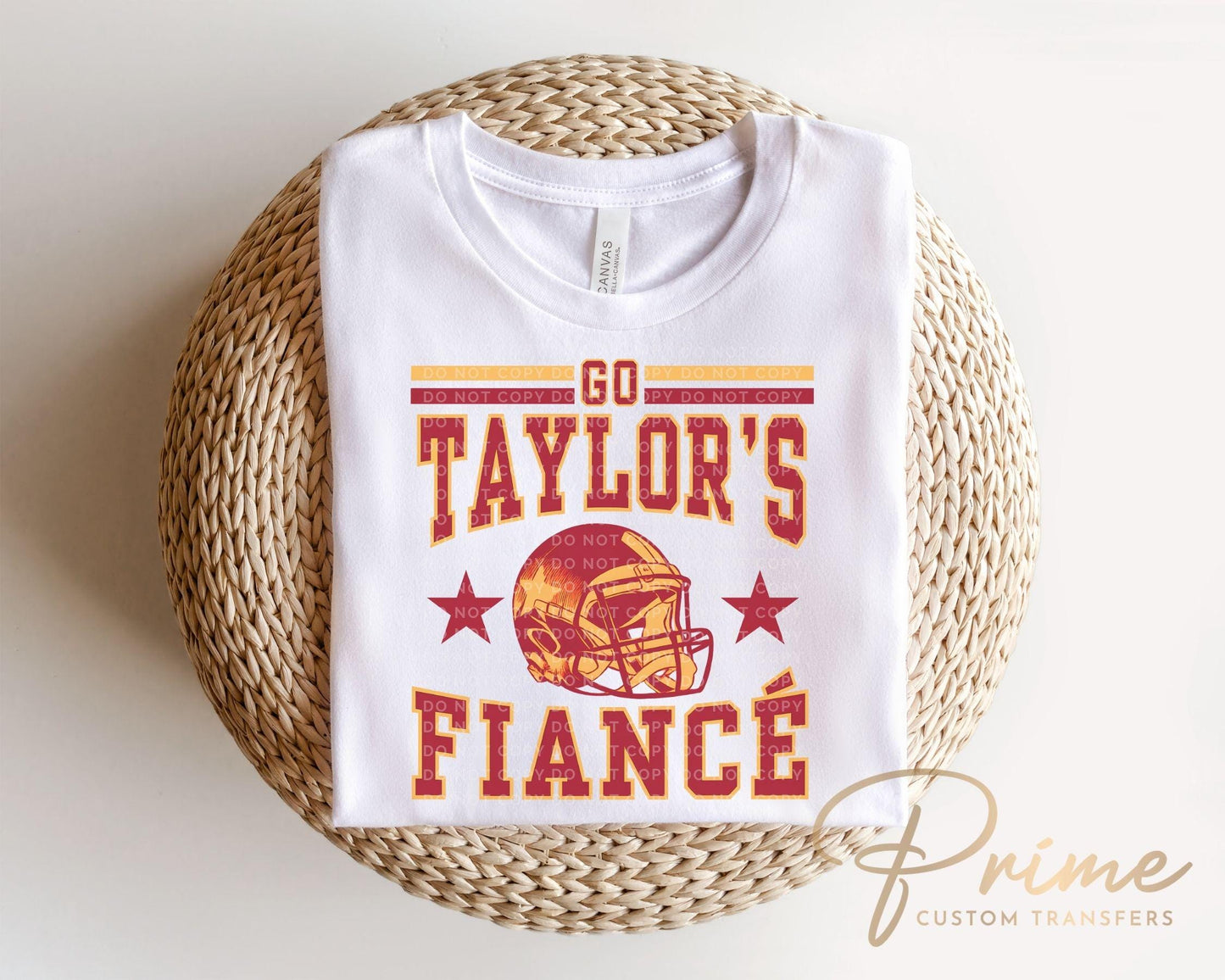 Go Taylor's Fiancé DTF Transfer, Ready to Press, T-shirt Transfer, Heat Transfer, Direct to Film, Football Shirt Decal, Game Day, Trendy