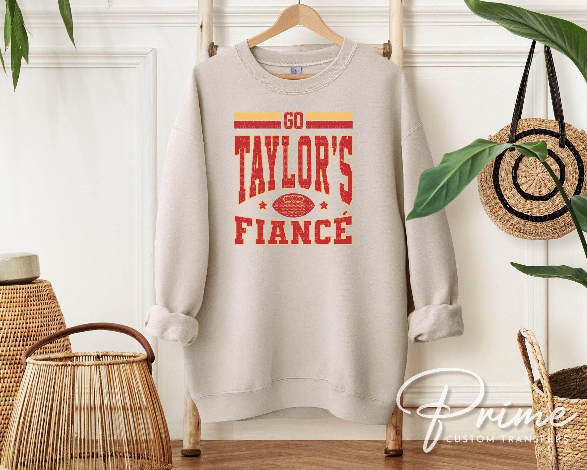 Go Taylor's Fiancé DTF Transfer, Ready to Press, T-shirt Transfer, Heat Transfer, Direct to Film, Football Shirt Decal, Game Day, Trendy