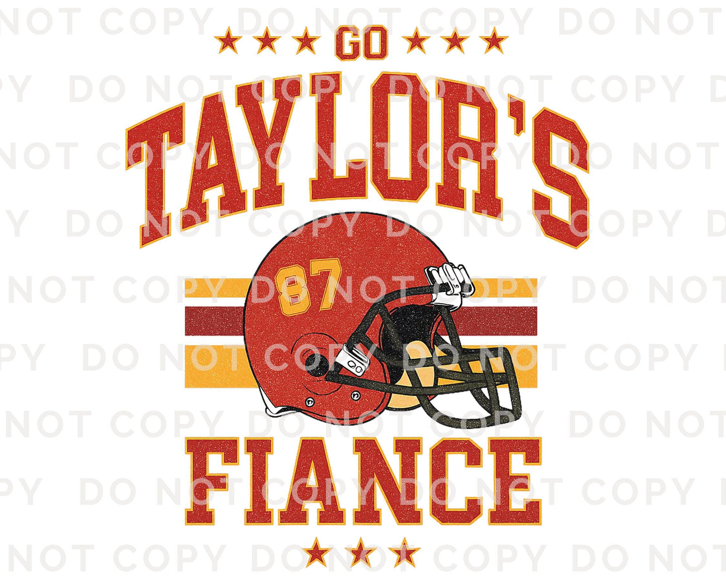 Go Taylor's Fiancé DTF Transfer, Ready to Press, T-shirt Transfer, Heat Transfer, Direct to Film, Football Shirt Decal, Game Day, Trendy