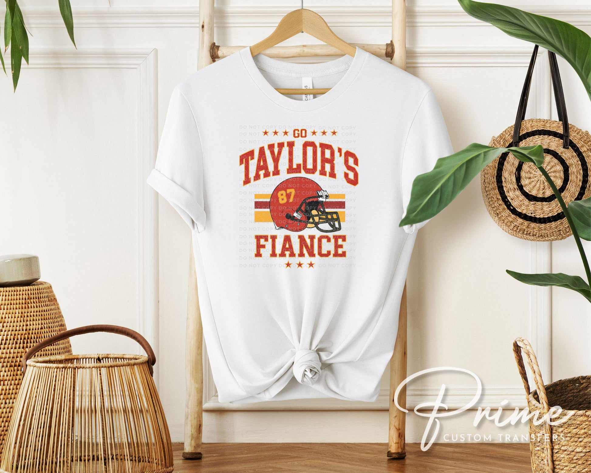 Go Taylor's Fiancé DTF Transfer, Ready to Press, T-shirt Transfer, Heat Transfer, Direct to Film, Football Shirt Decal, Game Day, Trendy