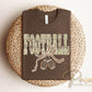 Camo Coquette Football DTF Transfer, Ready to Press, T-shirt Transfer, Heat Transfer, Direct to Film, Game Day Shirt Transfer