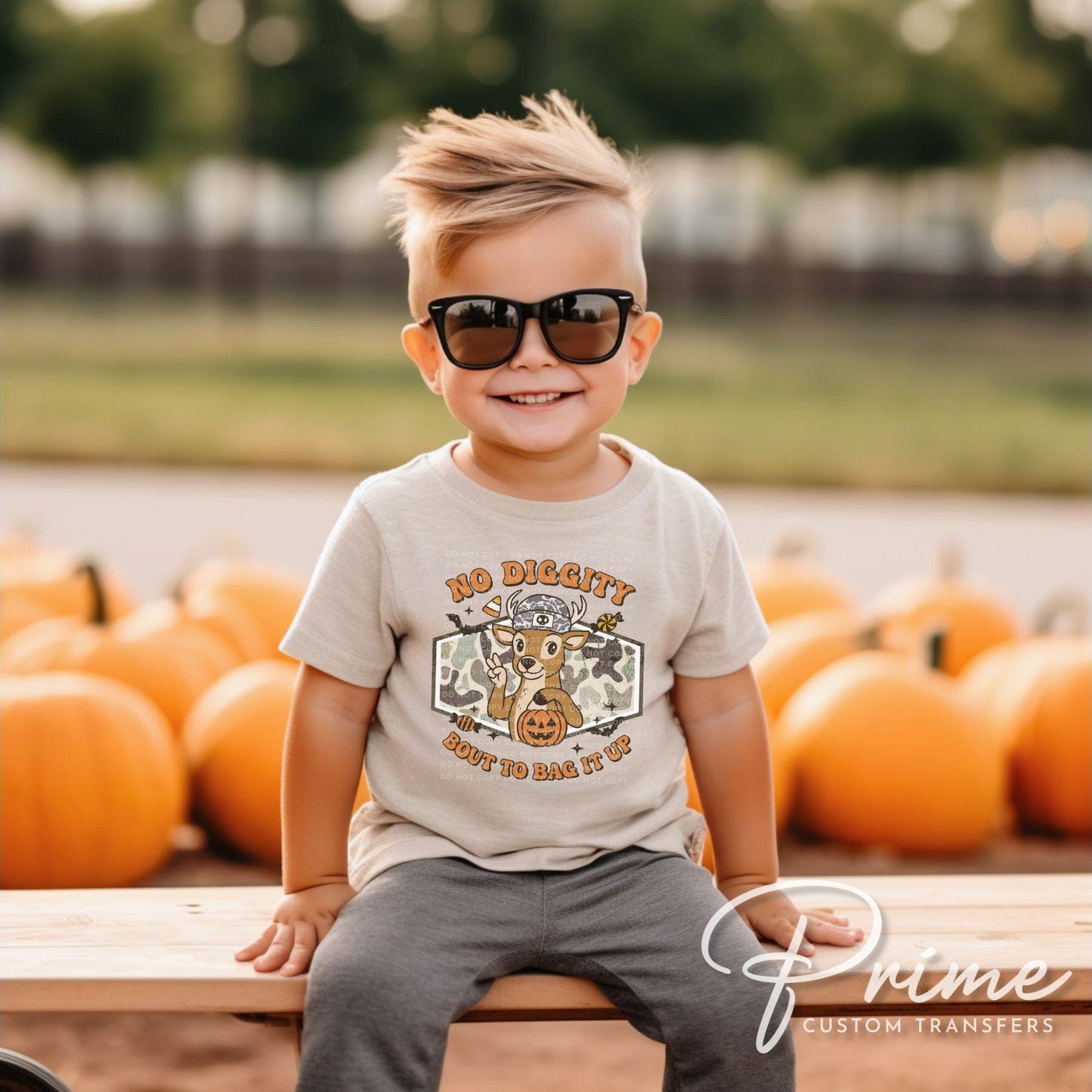 Bout To Bag It Up DTF Transfer, Ready to Press, T-shirt Transfers, Heat Transfer, Direct to Film, Trick or Treat, Camo, Buck